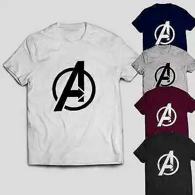 Buy Avengers Logo A T-Shirt - Assemble Marvel, Hulk, Iron Man, Captain America Thor • 11.99£