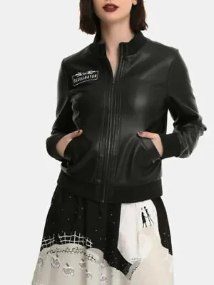 Buy The Nightmare Before Christmas Jack Skellington Faux Leather Jacket • 118.73£