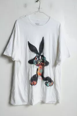 Buy Looney Tunes Vintage Spray Paint Bugs Bunny Tshirt - Oversized Medium (g78) • 4.50£