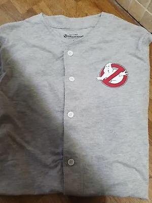 Buy Ghostbusters Baseball Jersey Loot Mens Raglan T-Shirt L Large • 30£