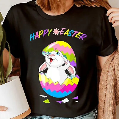 Buy Happy Easter Egg Bunny Rabbit Gift Fools Day Funny Womens T-Shirts Tee Top #NED • 9.99£
