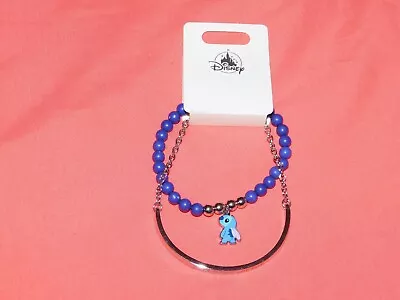 Buy 2023 Disney Parks Lilo & Stitch Bracelet Ohana Means Family New • 14.16£