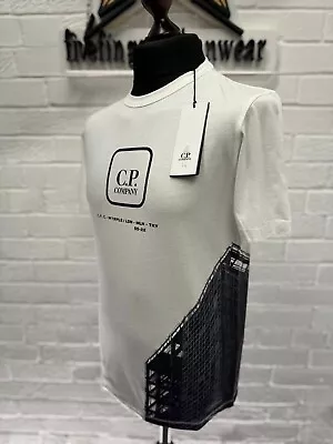 Buy CP COMPANY Metropolis Series 30/1 Jersey  Graphic T-Shirt Crew Neck T-shirt - XS • 85£