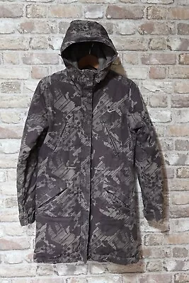 Buy Nike Coat Retro Camo Jacket With Hood Grey Label 2000's Y2K Size S   • 34.99£