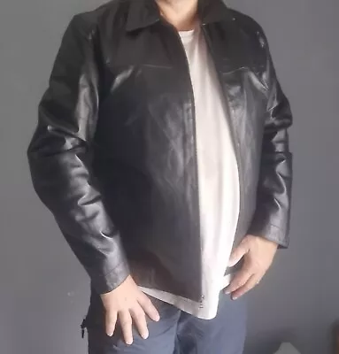 Buy Genuine Men's Leather Jacket (brand New-only Worn For The Photos) • 49.99£