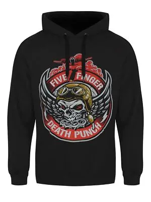 Buy Five Finger Death Punch 5FDP Hoodie Bomber Patch Men's Black • 39.99£