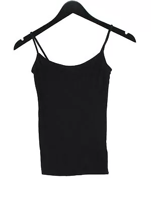 Buy New Look Women's T-Shirt UK 8 Black Cotton With Lyocell Modal Camisole • 10.75£