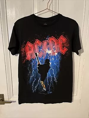 Buy ACDC Womens Shirt Small Black Crewneck Voltage Rock Music Concert Tour • 9.99£