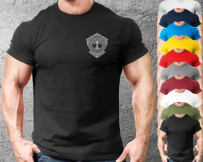 Buy Yggdrasil Lb Viking Thor Gym T-shirt Gym Fit Fitted Training Top Clothing Mens • 8.99£