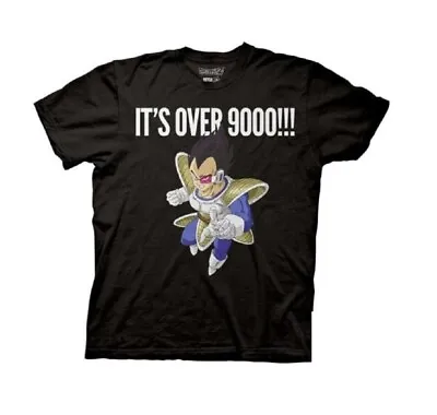 Buy Dragon Ball Z Vegeta It's Over 9000 Adult T-Shirt • 71.22£