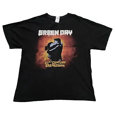 Buy Vintage 2009 Green Day “21st Century Breakdown” Band Punk T-shirt Black - XL • 16.24£