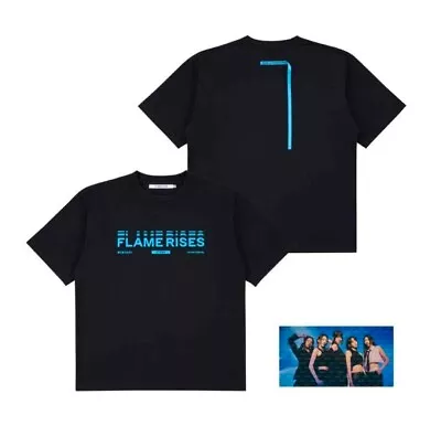 Buy 2023 LE SSERAFIM TOUR ‘FLAME RISES’ IN JAPAN Official Merch. T-Shirt L Black NEW • 118.81£