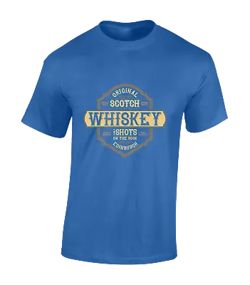 Buy Original Scotch Whiskey Mens T Shirt Cool Drinking Gift Idea For Dad Whisky Top • 7.99£