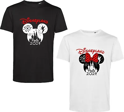 Buy Disneyland Paris 2024 Pack T Shirt Mickey Mouse Minnie Mouse Cartoon Lovers Top • 11.99£