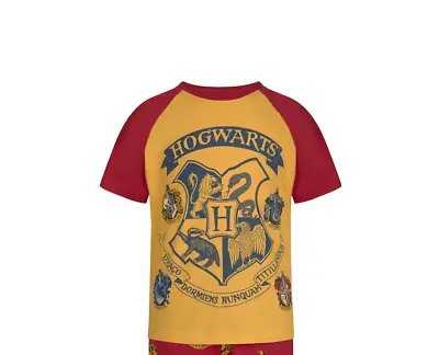 Buy  Harry Potter Children's Short Pyjama's TOP Yellow/Red 5-6 YEARS BNWT FREE P&P • 9.23£