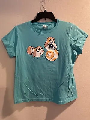 Buy Disney Teeturtle Star Wars Bb8 & Porg Tshirt • 14.17£