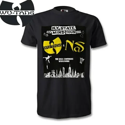 Buy Wu-Tang Clan And Nas NY State Of Mind Tour 2023 T-Shirt Size Small To XXL  • 22.99£