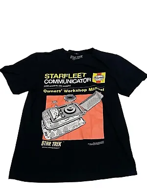 Buy Anvil T-Shirt Mens Star Trek Starfleet Communicator Graphic Size S • 12£