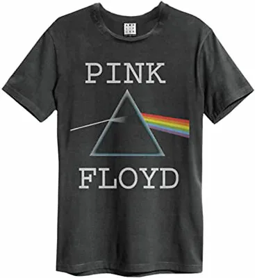 Buy Amplified Pink Floyd Dark Side Of The Moon Mens Charcoal T Shirt Pink Floyd Tee • 24.95£