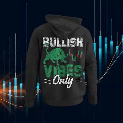 Buy Unisex Hoodies For Day Traders & Stock Fans - Bullish Vibes Only Chart • 33.40£