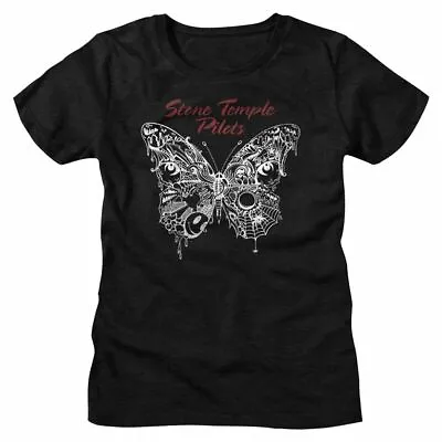 Buy Stone Temple Pilots Butterfly Black Women's T-Shirt • 25.03£