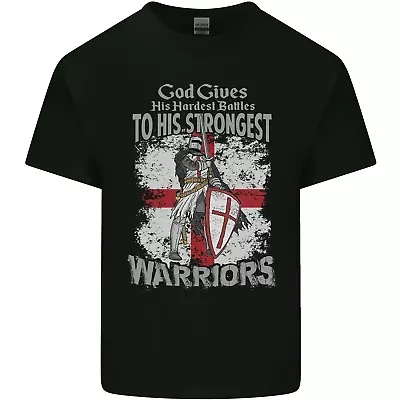 Buy St Georges Day Knights Templar Warriors Mens Cotton T-Shirt Tee Top • 8.75£