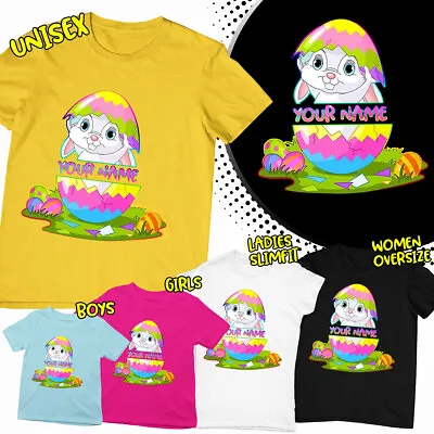 Buy Personalised Egg Bunny Hoppy Easter Family Matching T-Shirts Costume Fancy-ED • 9.99£