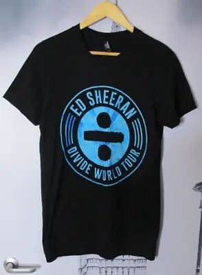Buy Ed Sheeran Divide 2017 World Tour T Shirt S UK 8 10 Tee Top Fitted Europe Indie • 4.99£