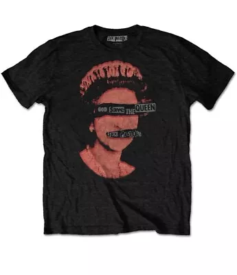 Buy Sex Pistols God Save The Queen Black T-Shirt - Size M - OFFICIAL • 14.63£