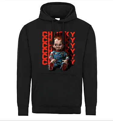 Buy Childs Play Chucky Cult Horror Movie Hoody Black • 28.49£