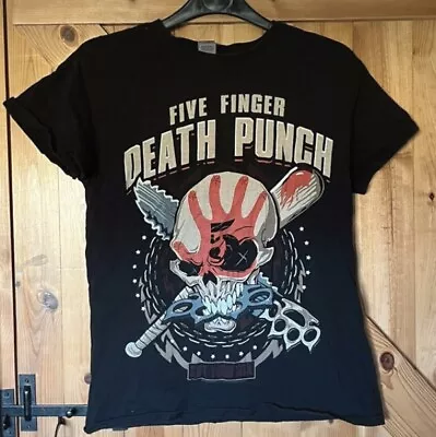 Buy 5 Finger Death Punch T Shirt Metal Rock Band Merch Tee Size Small 5FDP Five • 12.50£