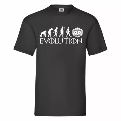 Buy Evolution Of Man Dungeons And Dragons T Shirt Small-2XL • 10.99£