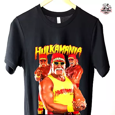 Buy WWE Wrestling HULKAMANIA HULK HOGAN Heavy Cotton Quality T-Shirt S-3XL • 24.03£