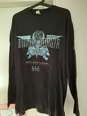 Buy Vintage Dimmu Borgir Longsleeve 2003 Death Cult Legion 666 (Black Metal/Emperor) • 44.99£
