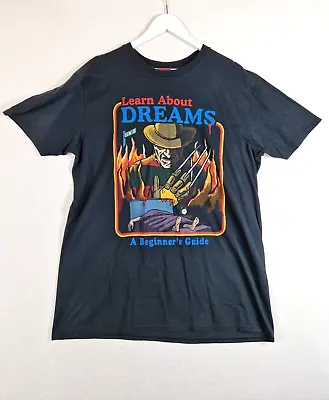 Buy A Nightmare On Elm Street Freddy Kruger Black Cotton Tshirt Size XL Vintage • 12.99£