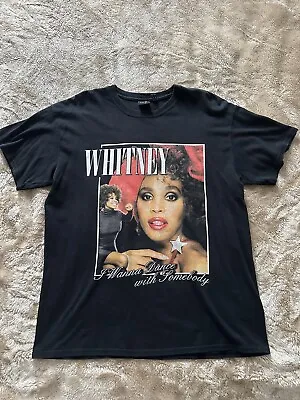 Buy Topman Tshirt With Whitney Houston Print Size M • 8.99£