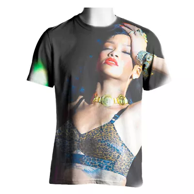 Buy Rihanna Hi Quality Fashion T Shirt Rhianna Gift Xmas Clothing Best Top Woman Man • 16.99£