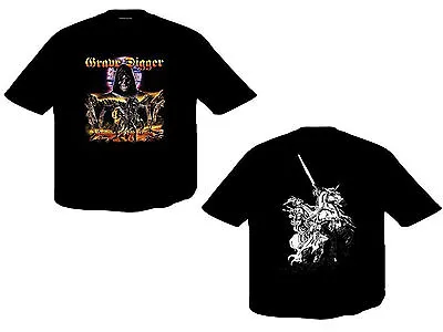 Buy GRAVE DIGGER  Knights Of The Cross  T-Shirt - Plus Size XXXXXL - 5XL - Übergöße  • 24.22£
