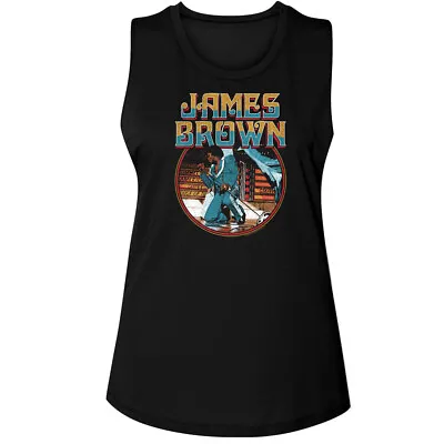 Buy James Brown Hit Me Twice Women's Tank Top Kneeling Godfather Of Soul Music Album • 26.93£