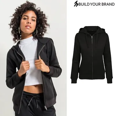 Buy Women's Merch Zip Hoodie BY088| Slightly Tailored Cut Feminine Hooded Sweatshirt • 29.59£