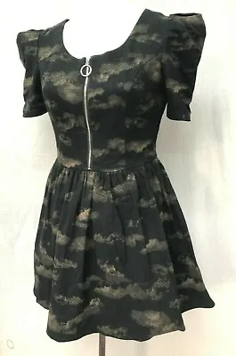 Buy Gothic Partly Cloudy Dress S UK 8-10  Banned Apparel New  • 26.99£