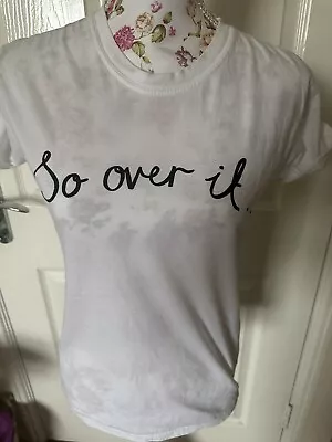 Buy Adolescent Clothing So Over It T Shirt Size Small  • 10£