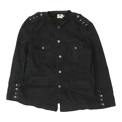 Buy Rock Metal Band Patches Nastrovje Potsdam Mens Black Cotton Jacket | Vintage • 50£