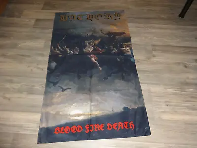 Buy Bathory Flag Flagge Poster Death Black Metal Taake Sargeist  • 21.63£