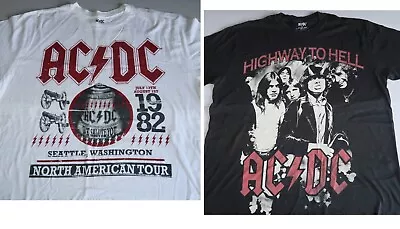 Buy AC-DC T-Shirts X 2   Size Large North American Tour Washington Highway To Hell • 23.99£