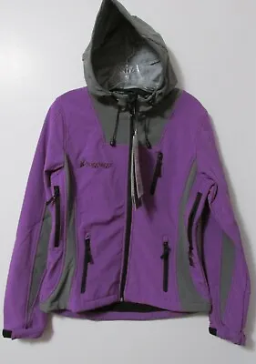 Buy Women's Frogg Toggs Willow Creek Soft Shell Fleece Lined Jacket Purple Size SM • 42.48£