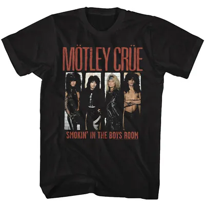 Buy Motley Crue Smokin In The Boys Room Photo's Men's T Shirt Heavy Metal Merch • 54.48£