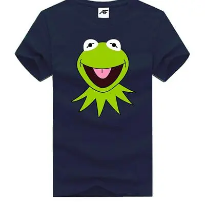 Buy Ladies Kermit The Frog Funny Printed T-Shirt Girls Cartoon Tees Short Sleeve Top • 9.96£