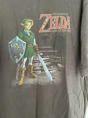 Buy Nintendo The Legend Of Zelda A Link To The Past T Shirt Charcoal Grey M / Large • 24.99£