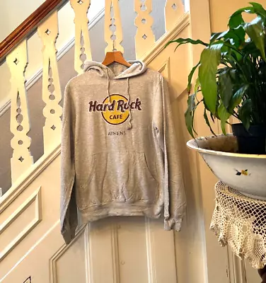 Buy HARD ROCK CAFE Mens Hoodie Medium Jumper Cotton Athens Hooded Sweater • 25.60£